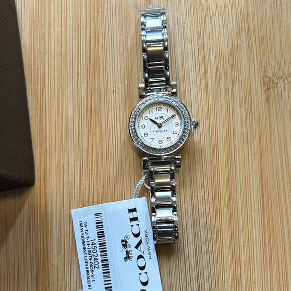 Coach Madison Watch With 24mm Silver Face & Silver Bracelet - Picture 3 of 6